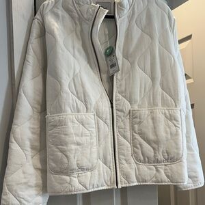 NWT RAILS DENVER UTILITY Quilted Jacket IN PEARL